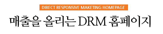 매출을 올리는 DRM 홈페이지